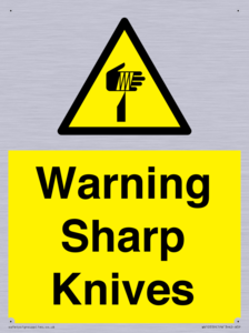 Warning Sharp Knives